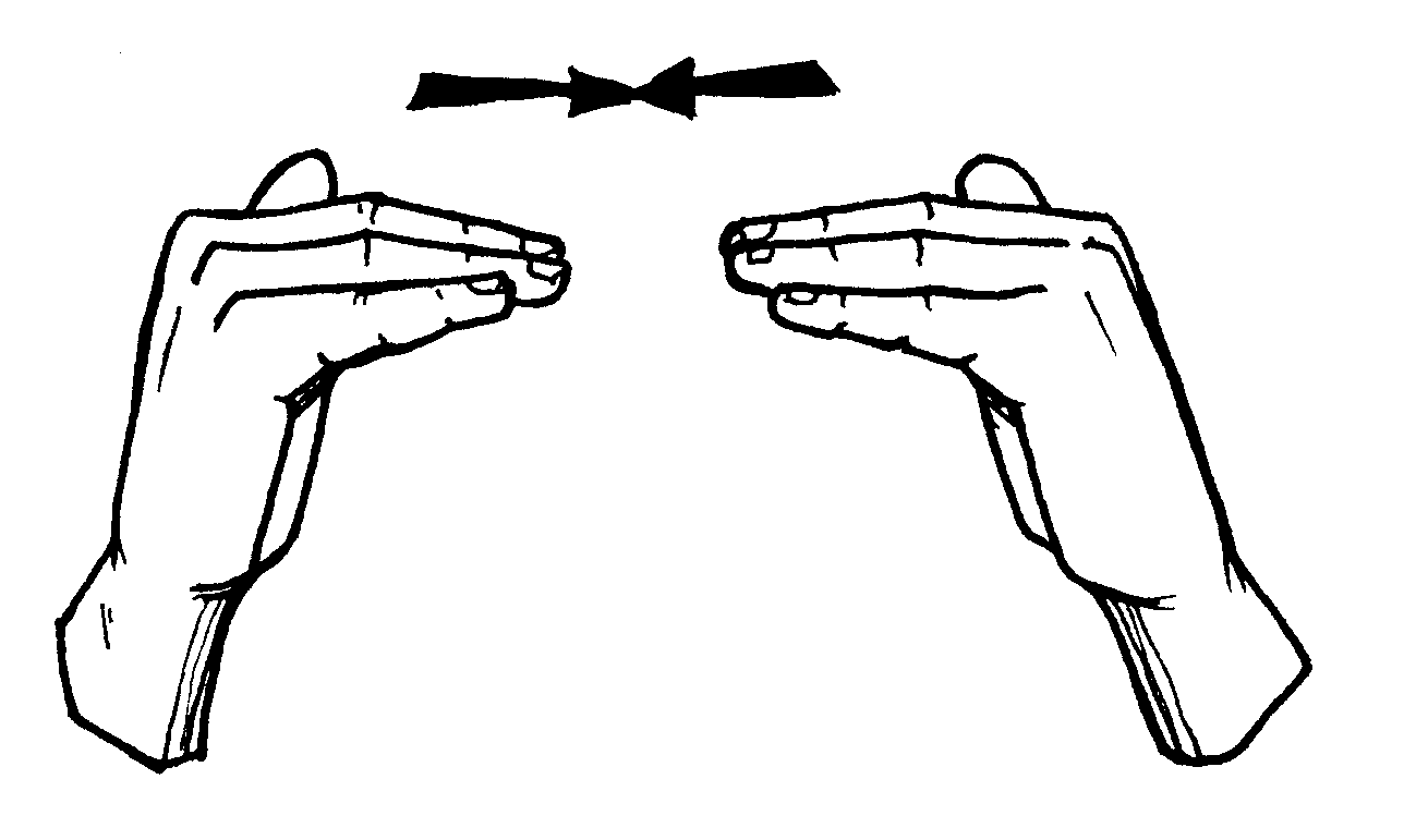 "equal" American Sign Language (ASL)