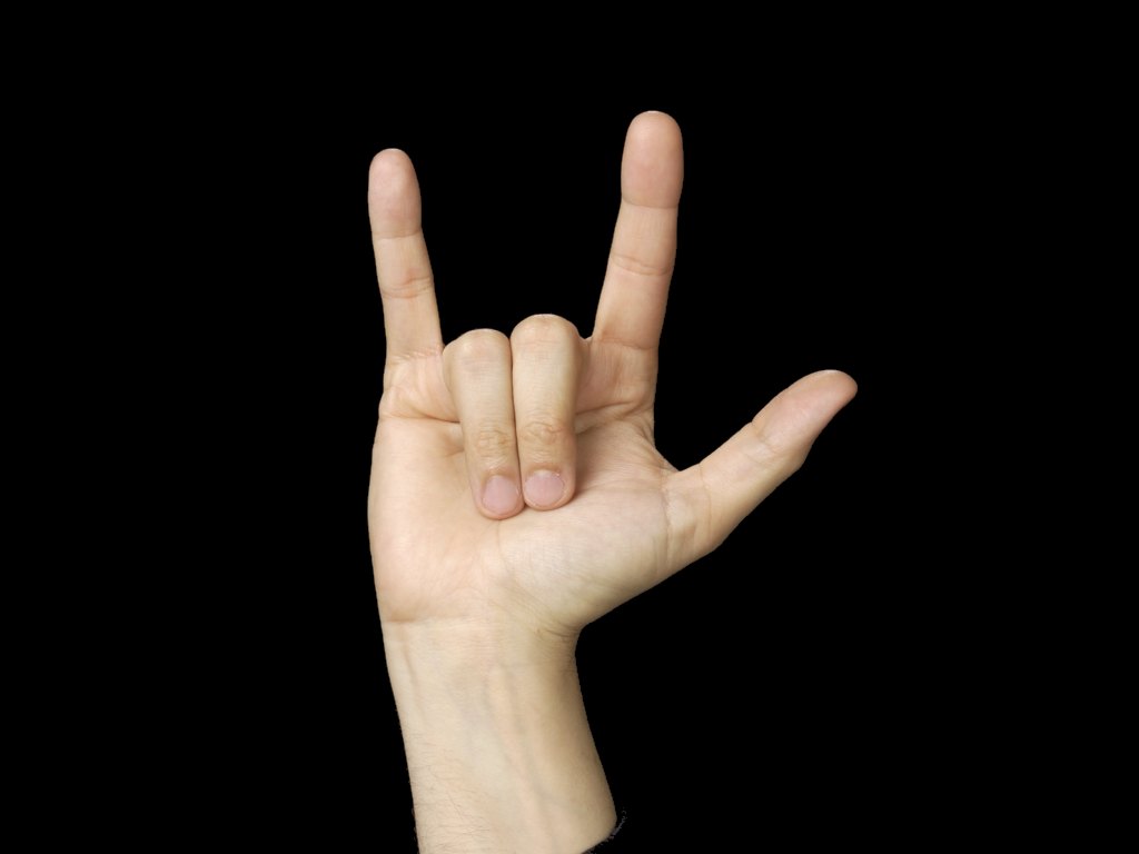 i love you hand sign